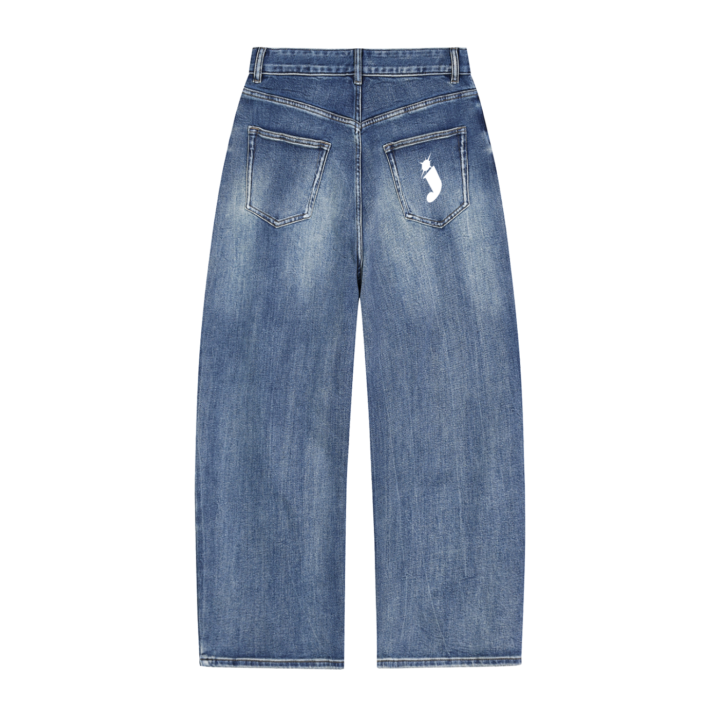 Sun Fade Heavyweight Denim Jeans