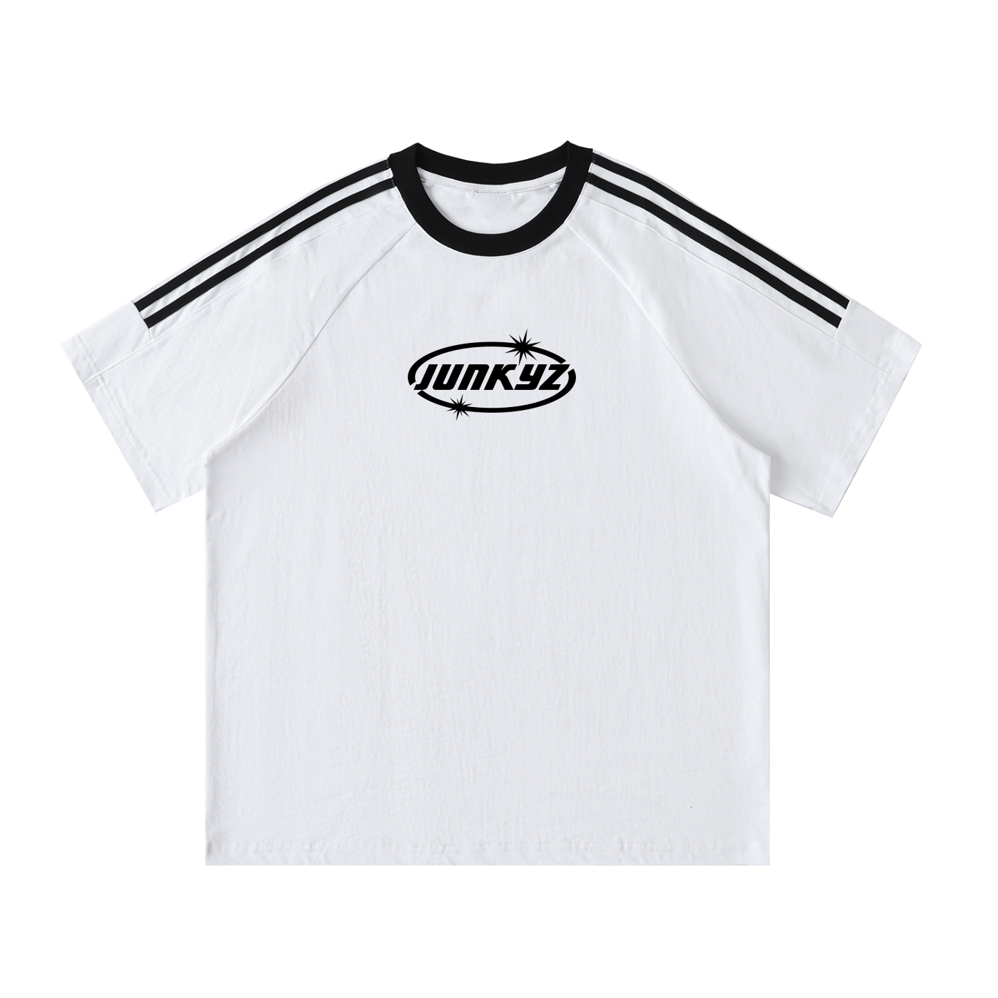 TAPED CREWNECK TEE (WHITE)