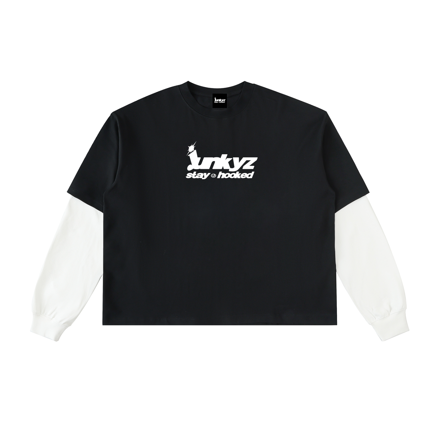Layered Contrast Sleeve T-Shirt