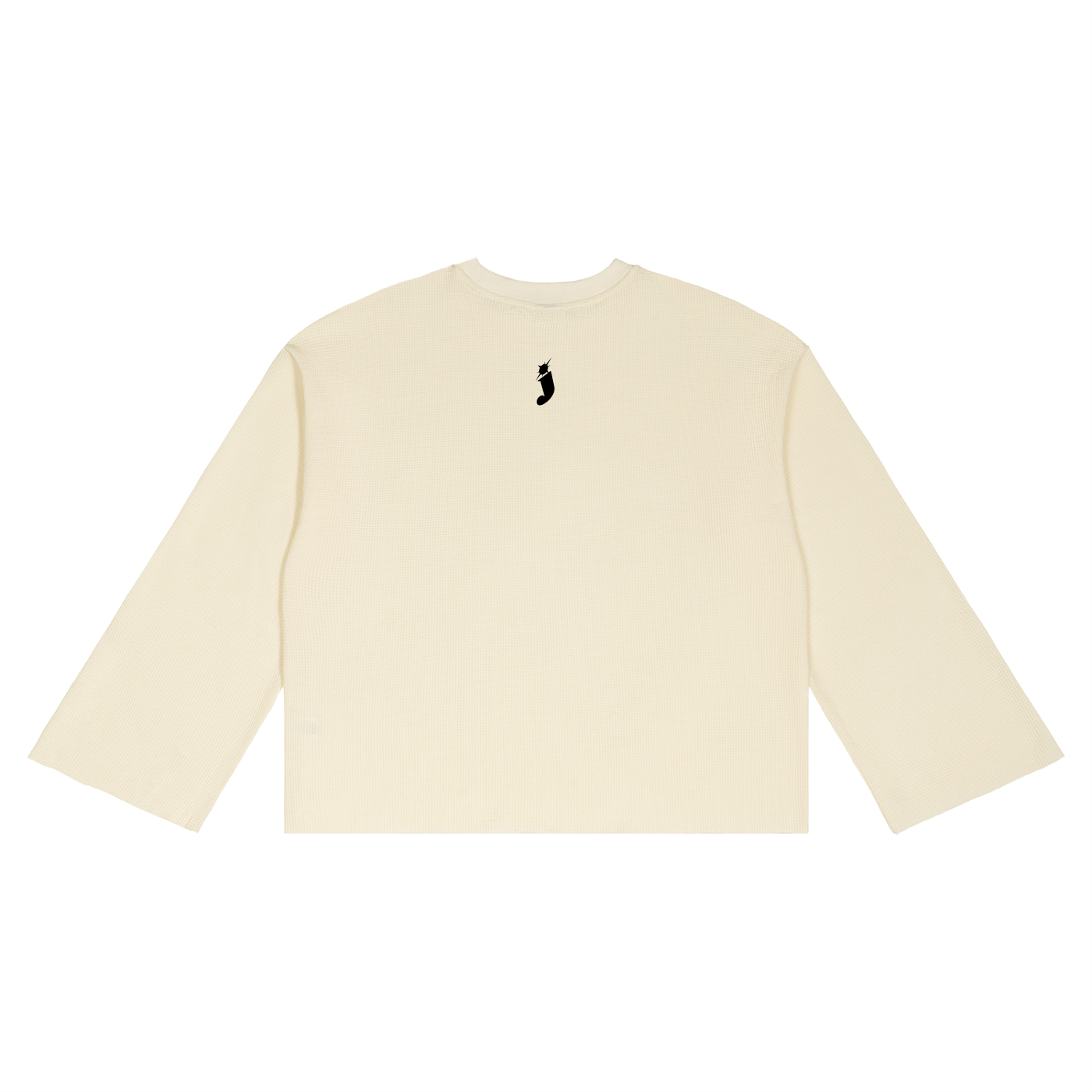Junkyz Waffle Raw Edge T-Shirt (Apricot)