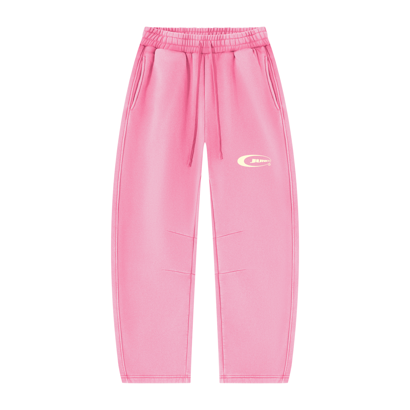 Unisex Vintage Wash Barrel Leg Fleece Sweatpants