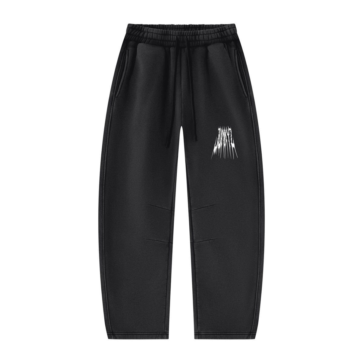 Unisex Vintage Wash Barrel Leg Fleece Sweatpants