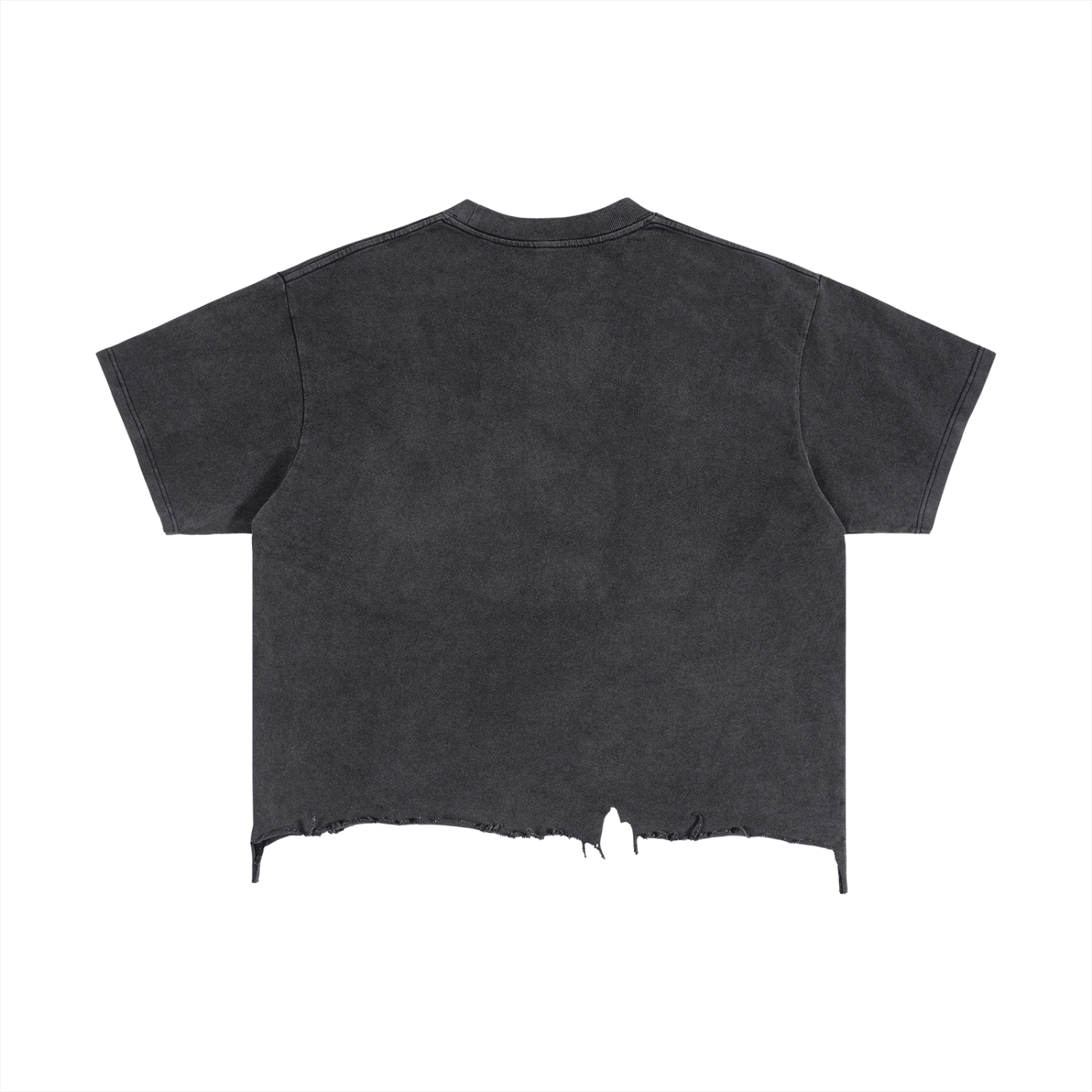 "Sorry Mom" Boxy Distressed T-Shirt (black)