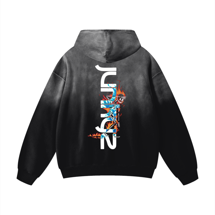 Junkyz Burning Man Heavyweight Oversized Hoodie