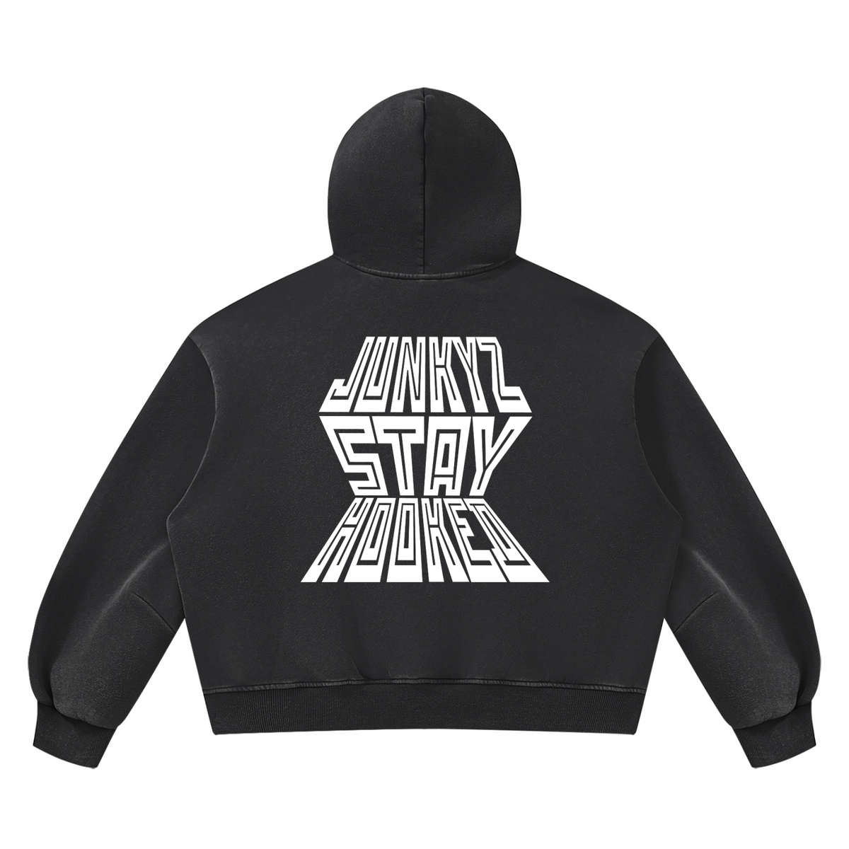 Vintage Wash Boxy Fleece Hoodie