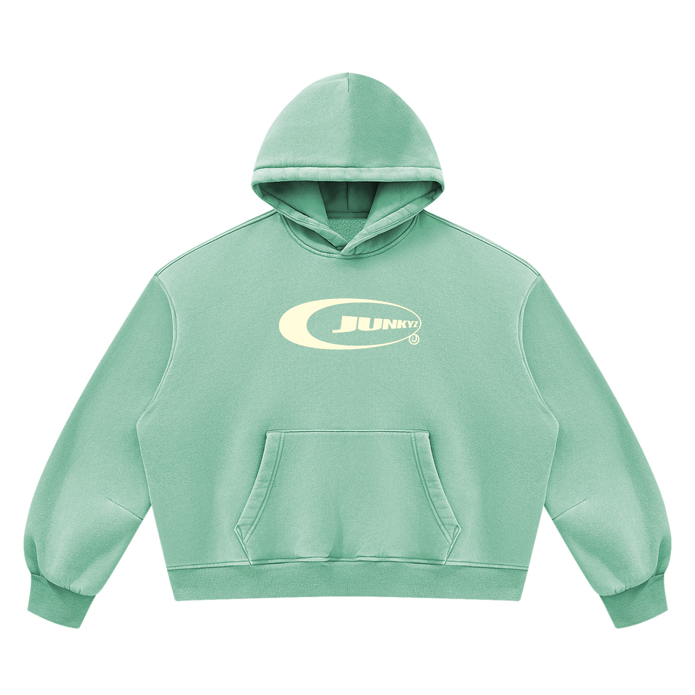 Unisex Vintage Wash Boxy Fleece Hoodie