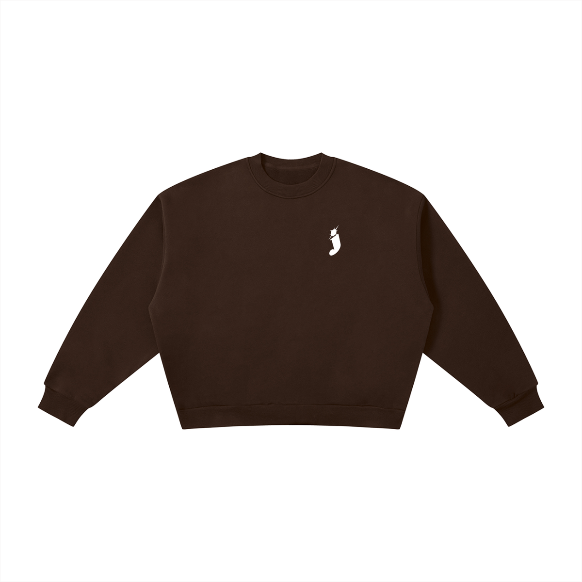 Boxy Fleece Crewneck Sweatshirt
