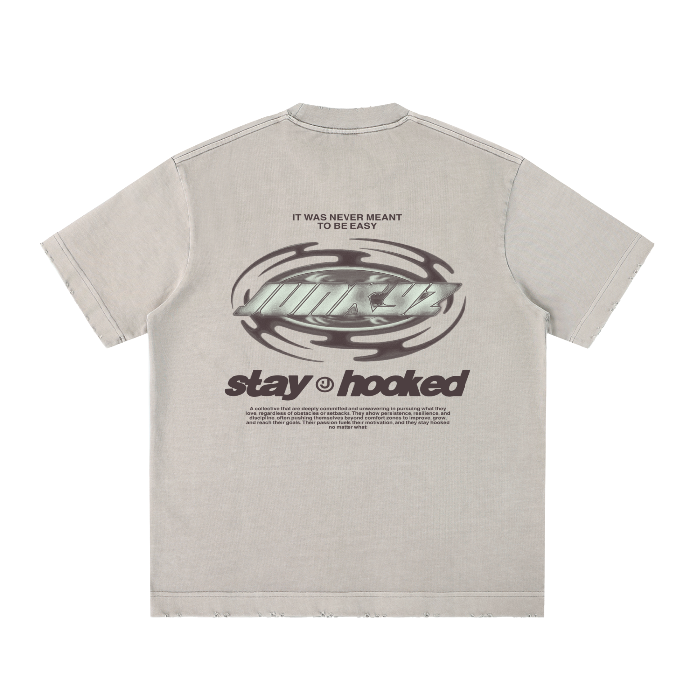 Heavyweight Vintage Washed Frayed T-Shirt