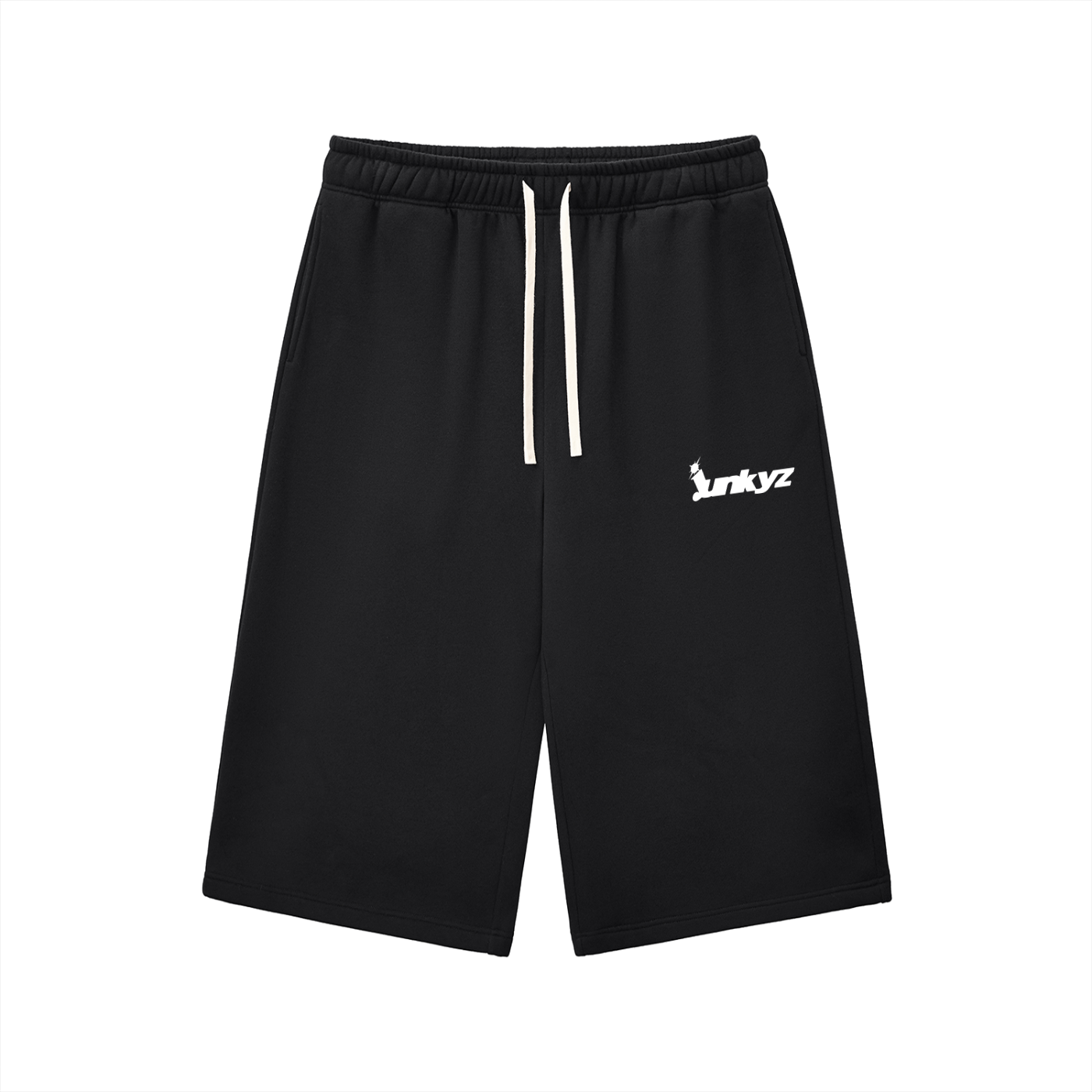 Relaxed Drawstring Three-quarter Sweatpants
