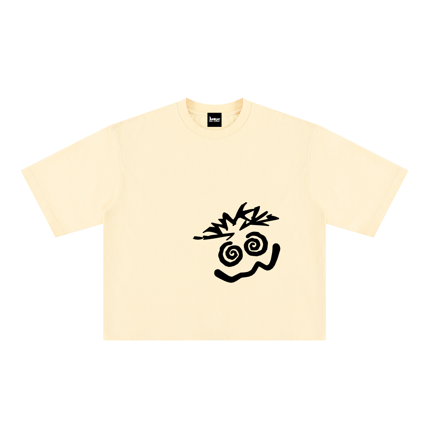 Junkyz "ITZ" Boxy T-Shirt (cream)