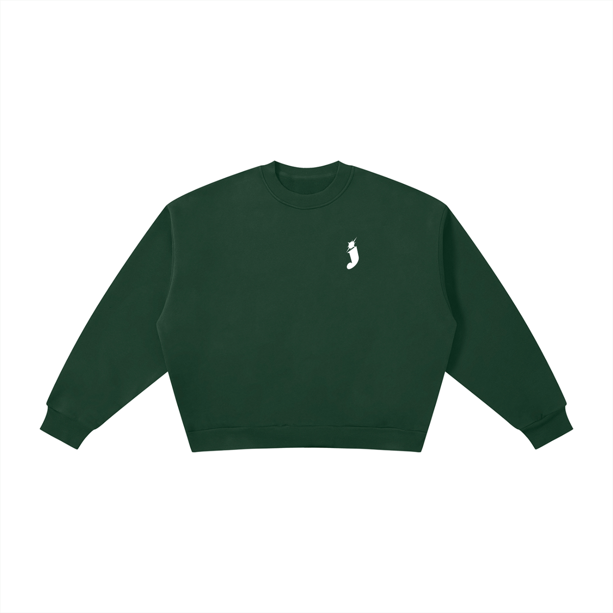 Boxy Fleece Crewneck Sweatshirt