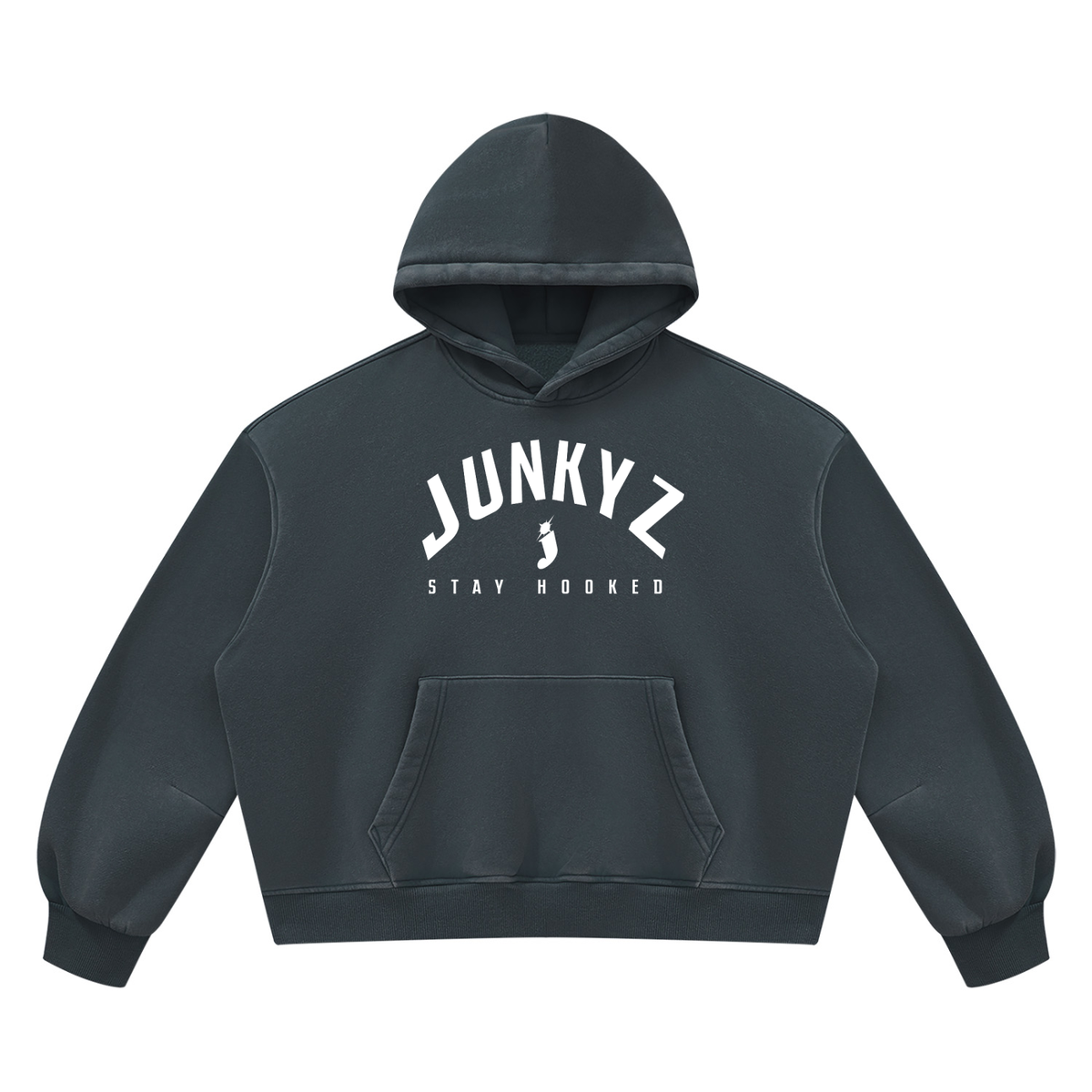 Unisex Vintage Wash Boxy Fleece Hoodie