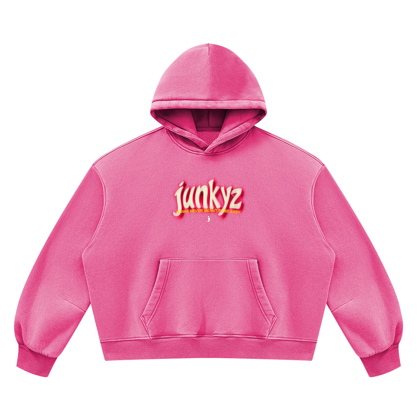 Unisex Vintage Wash Boxy Fleece Hoodie