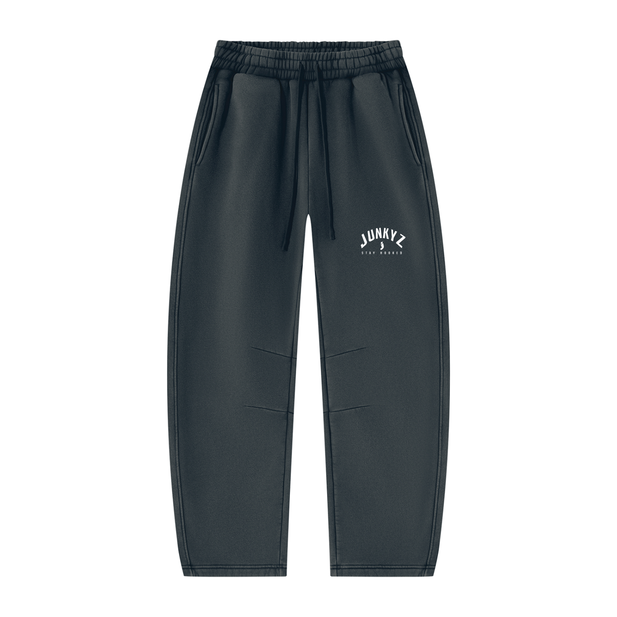 Unisex Vintage Wash Barrel Leg Fleece Sweatpants