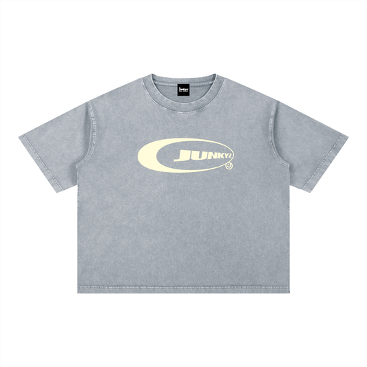 Mineral Wash Boxy Cotton T-Shirt