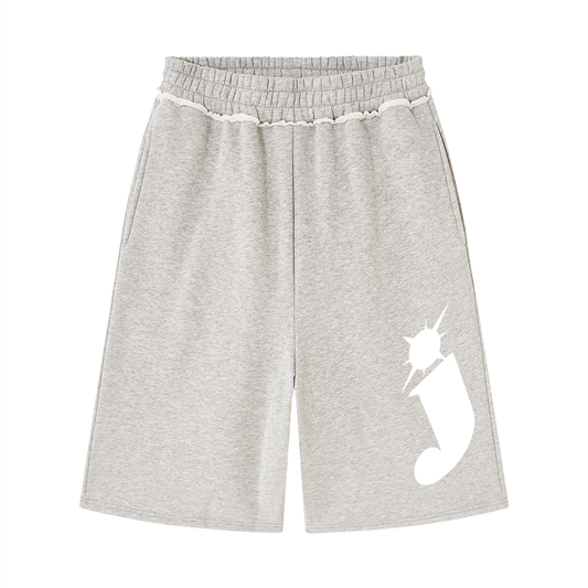 Raw Edge Fleece Shorts