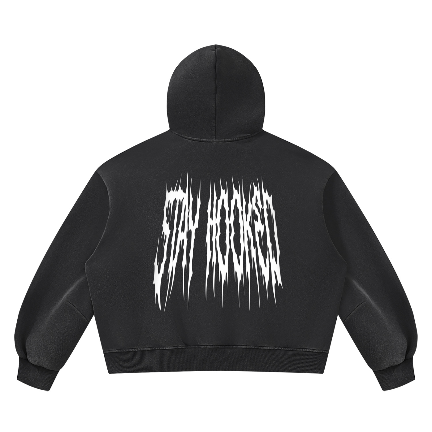 Unisex Vintage Wash Boxy Fleece Hoodie