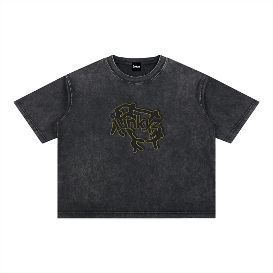 Junkyz Mineral Wash Boxy T-Shirt
