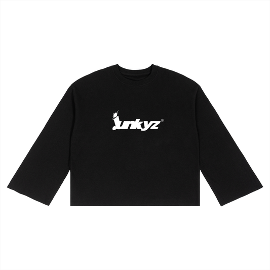 Junkyz Waffle Raw Edge T-Shirt (black)