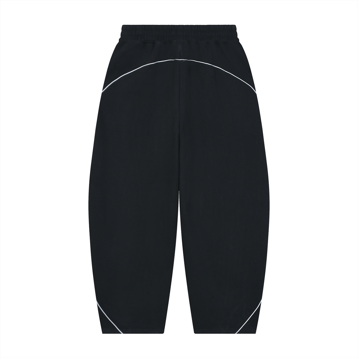 Piping Fleece Barrel Leg Sweatpants
