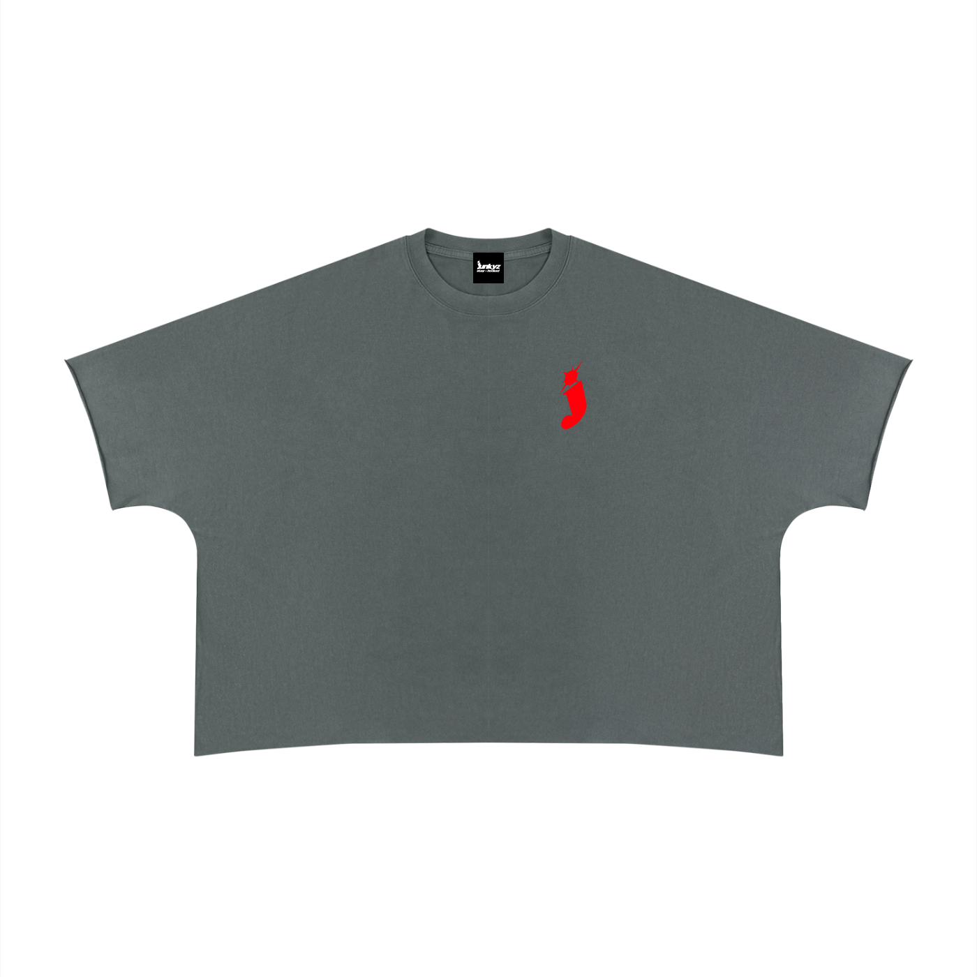 Unisex Heavyweight Boxy Raw Edge T-Shirt