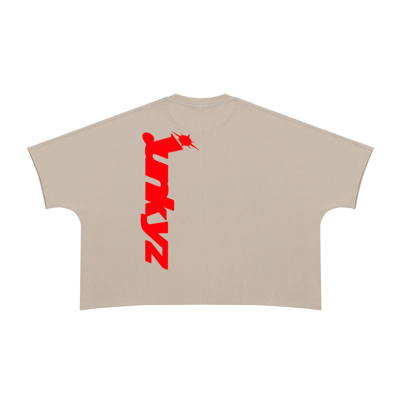 Unisex Heavyweight Boxy Raw Edge T-Shirt