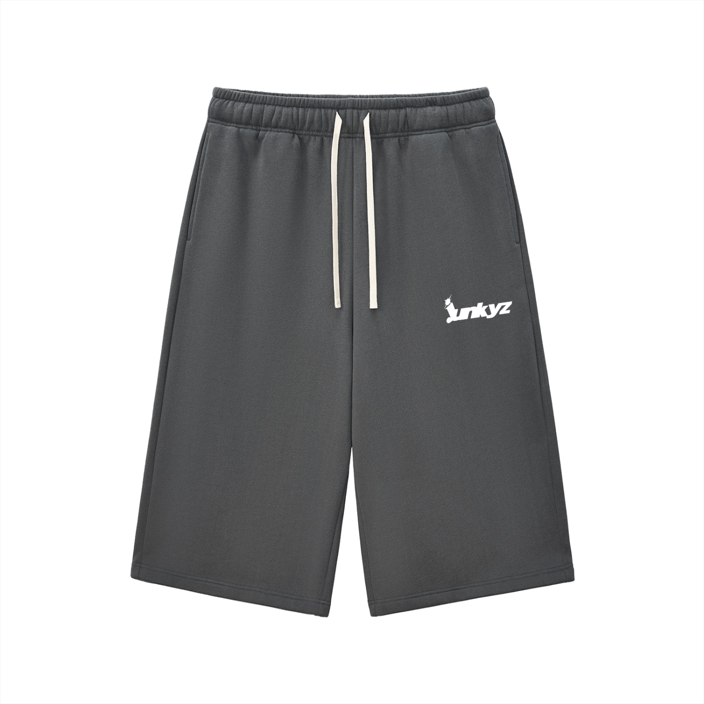 Relaxed Drawstring Three-quarter Sweatpants