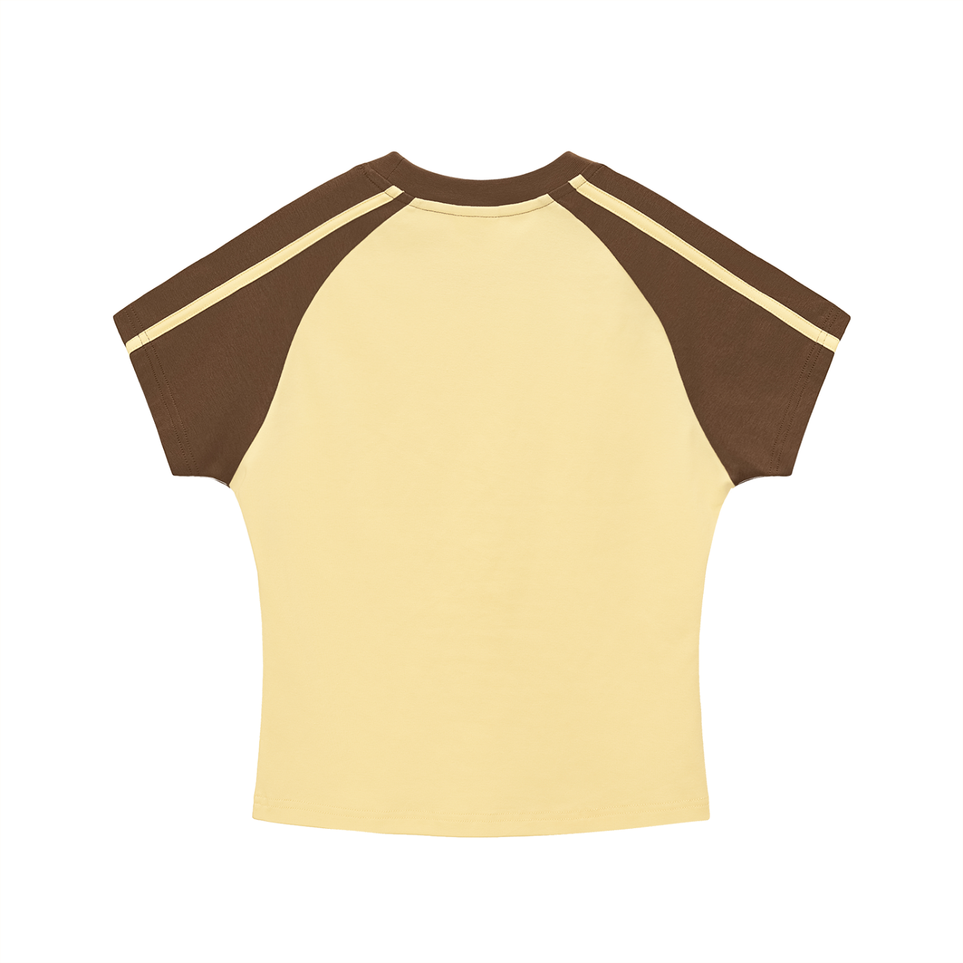Contrast Stripes Sleeve T-Shirt