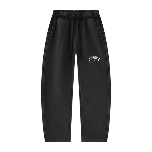 Unisex Vintage Wash Barrel Leg Fleece Sweatpants