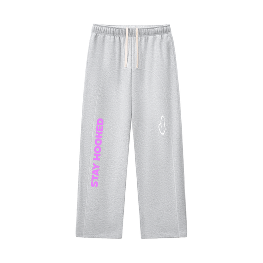 Contrast-Stitched Fleece Sweatpants