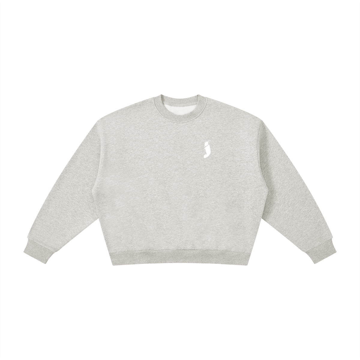 Boxy Fleece Crewneck Sweatshirt