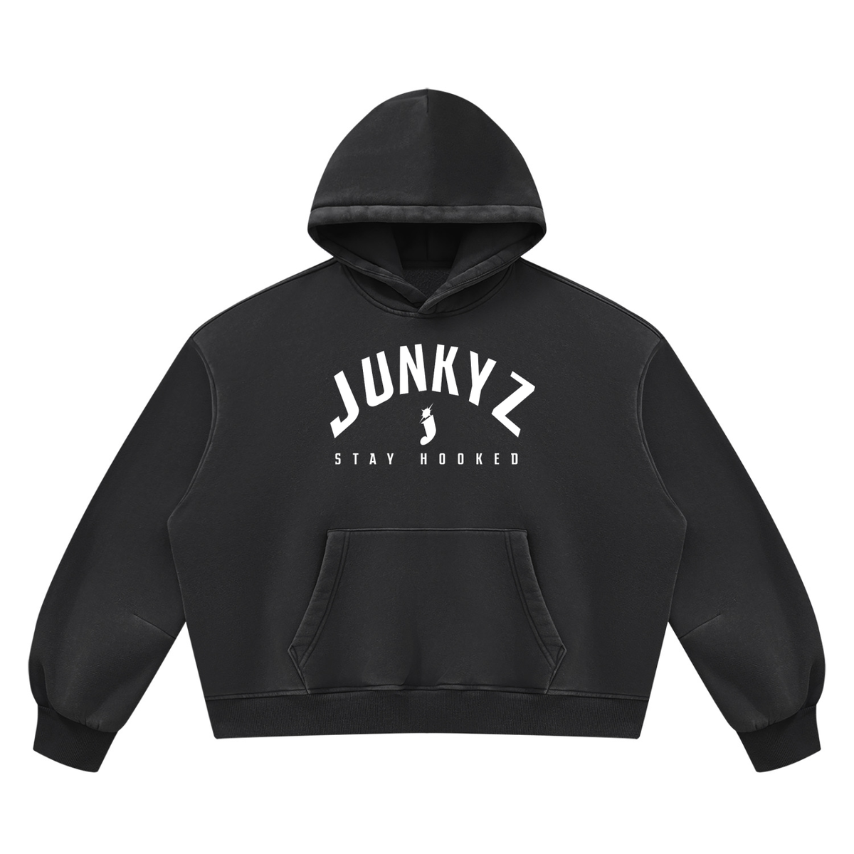 Unisex Vintage Wash Boxy Fleece Hoodie