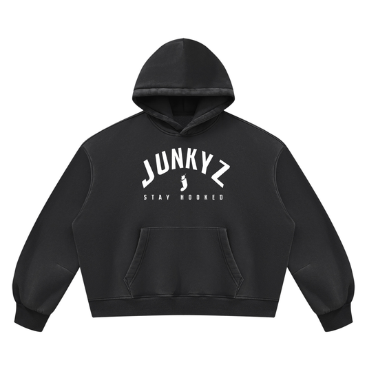 Unisex Vintage Wash Boxy Fleece Hoodie