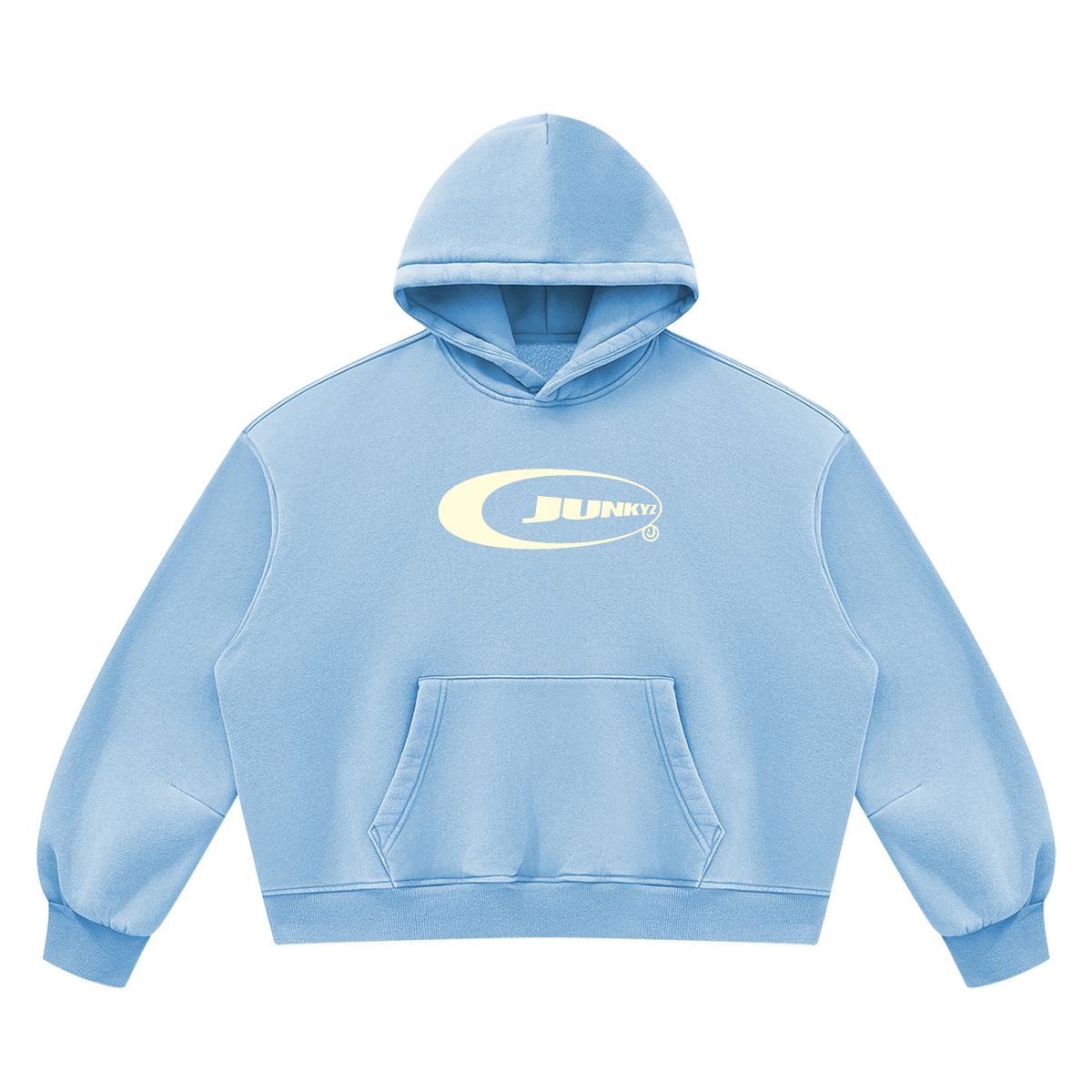 Unisex Vintage Wash Boxy Fleece Hoodie