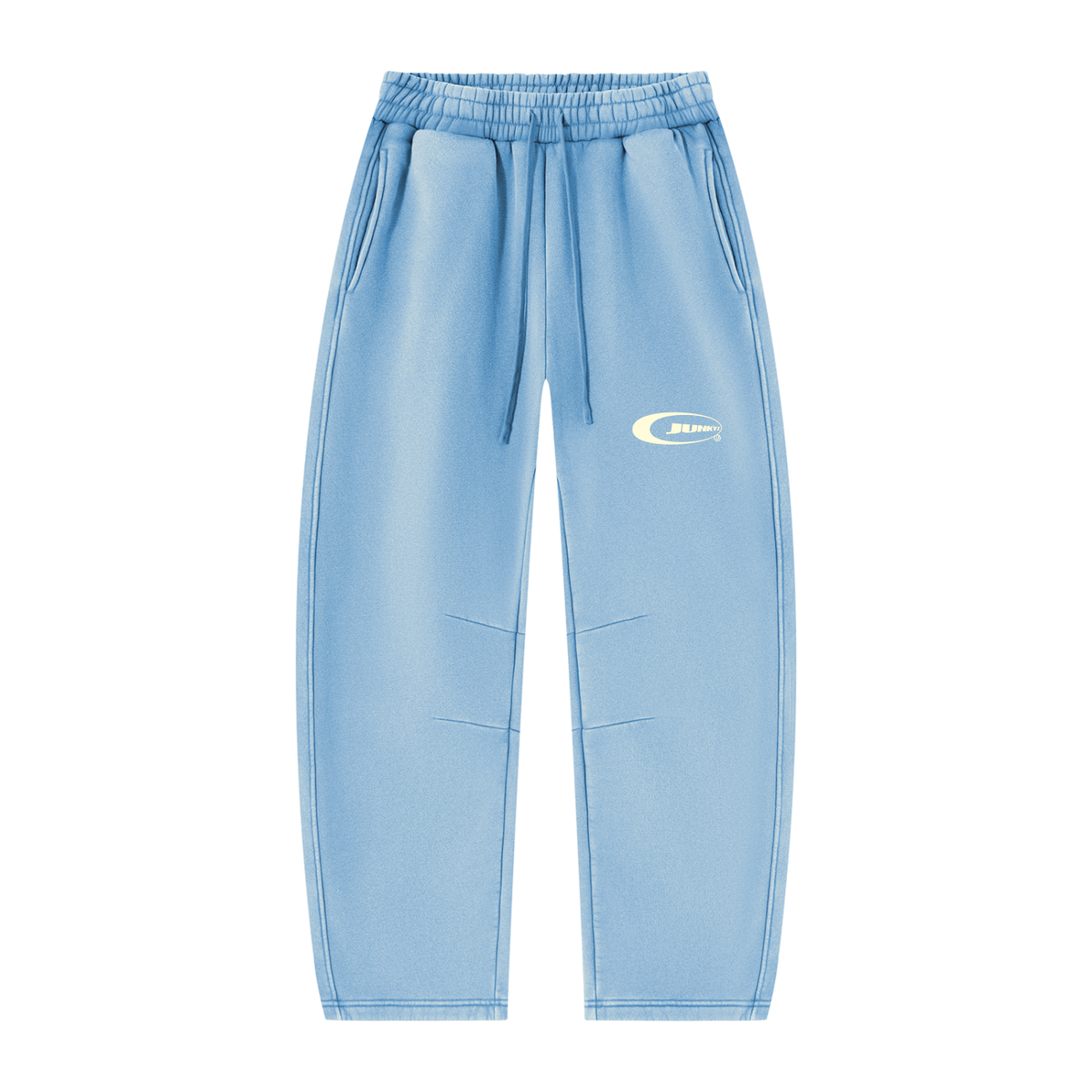 Unisex Vintage Wash Barrel Leg Fleece Sweatpants