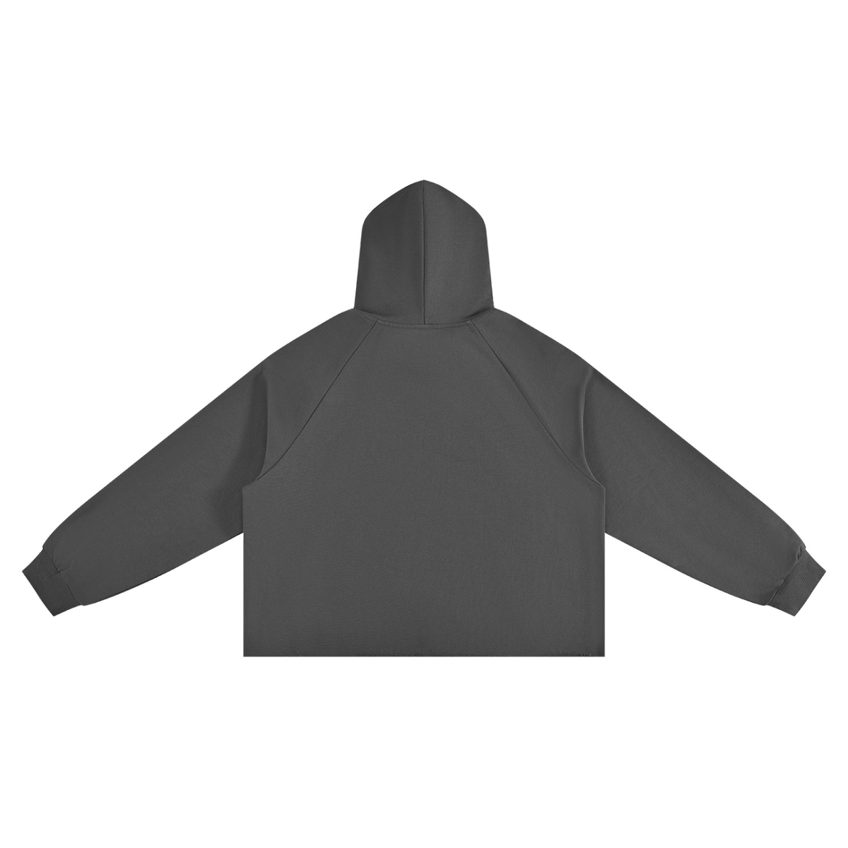 Vintage Wash Raw Edge Boxy Hoodie