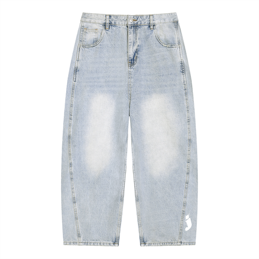 Sunfade Barrel Leg Jeans
