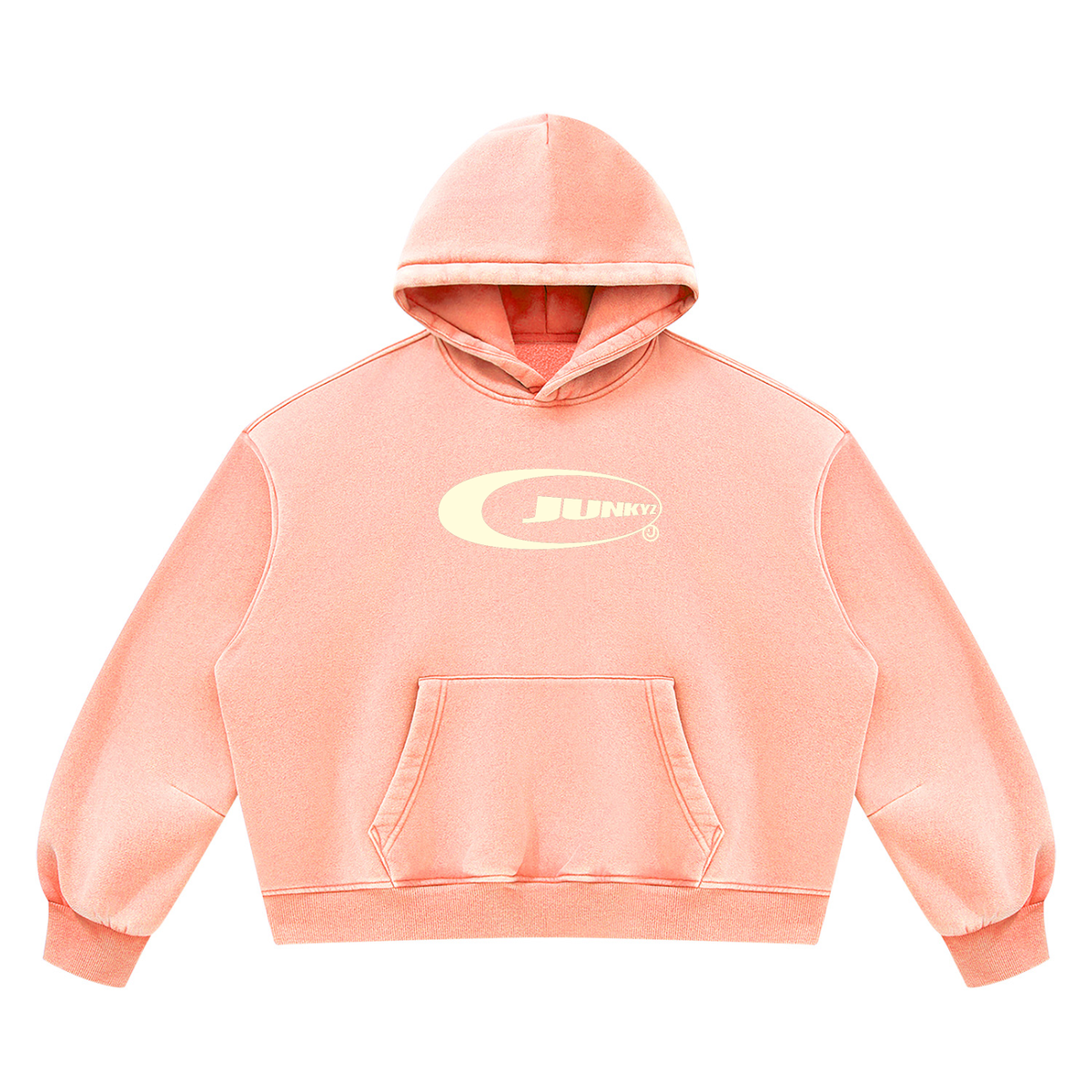 Unisex Vintage Wash Boxy Fleece Hoodie