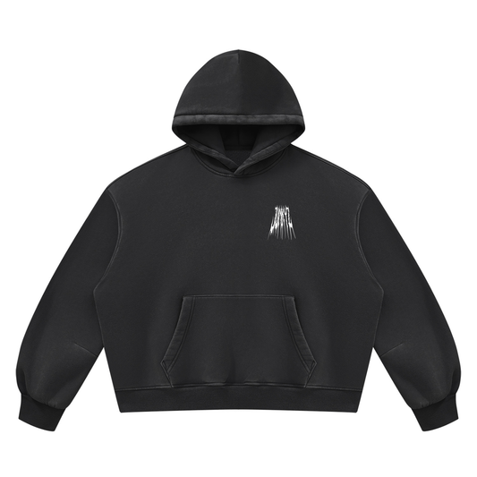 Unisex Vintage Wash Boxy Fleece Hoodie