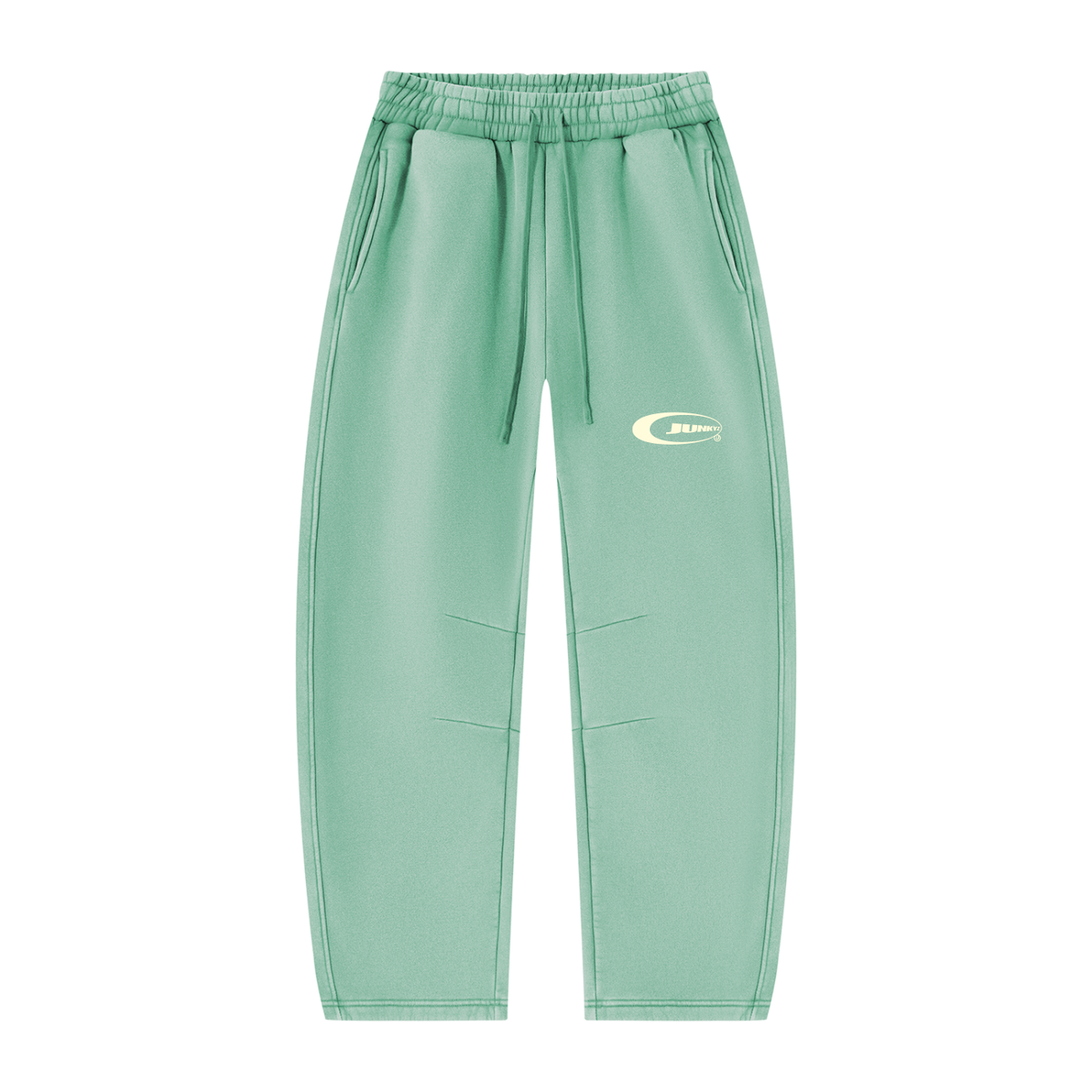 Unisex Vintage Wash Barrel Leg Fleece Sweatpants