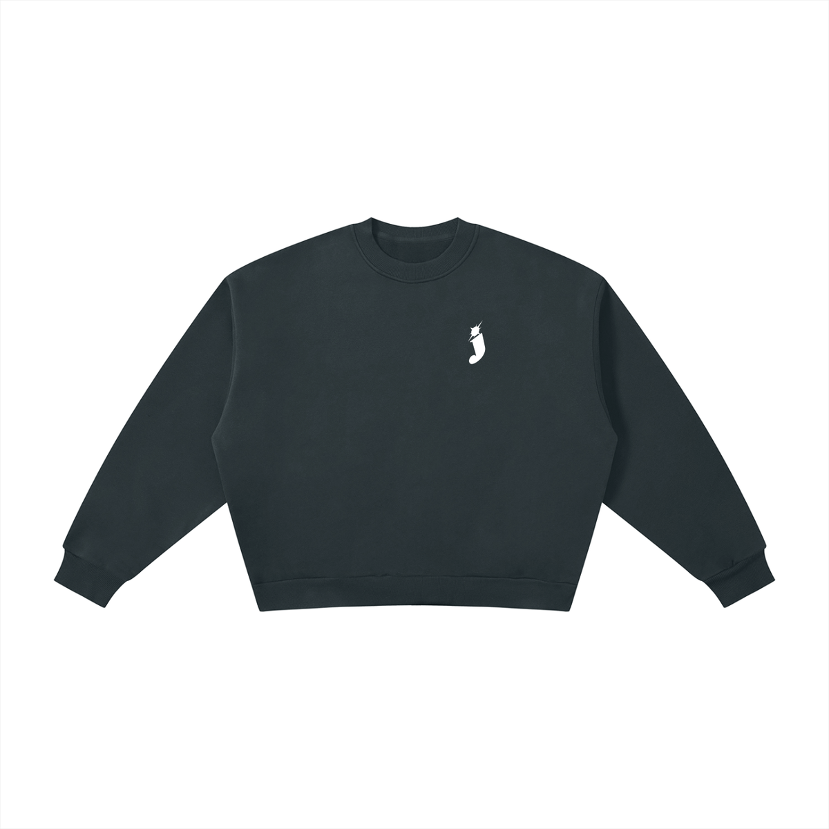 Boxy Fleece Crewneck Sweatshirt